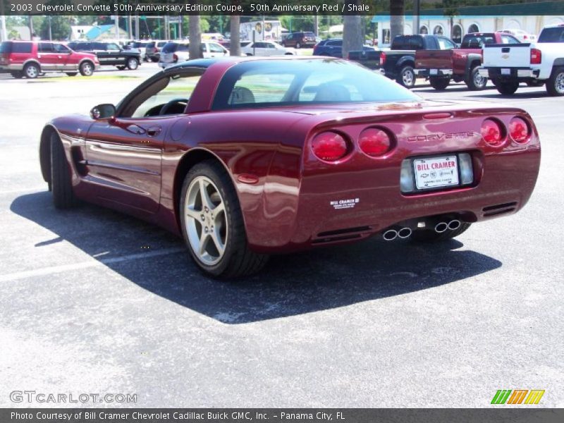 50th Anniversary Red / Shale 2003 Chevrolet Corvette 50th Anniversary Edition Coupe