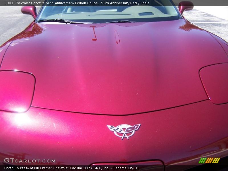 50th Anniversary Red / Shale 2003 Chevrolet Corvette 50th Anniversary Edition Coupe