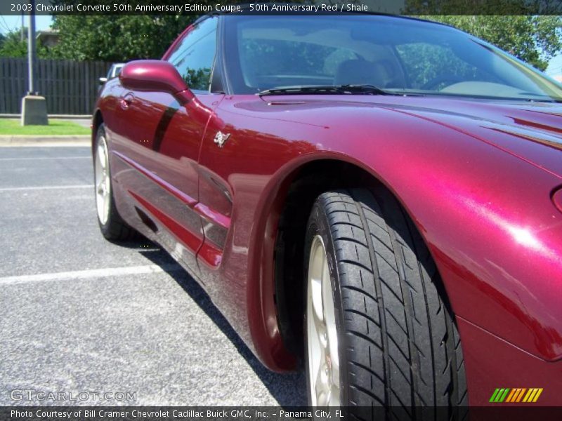 50th Anniversary Red / Shale 2003 Chevrolet Corvette 50th Anniversary Edition Coupe