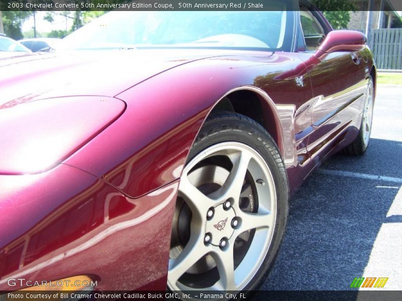 50th Anniversary Red / Shale 2003 Chevrolet Corvette 50th Anniversary Edition Coupe