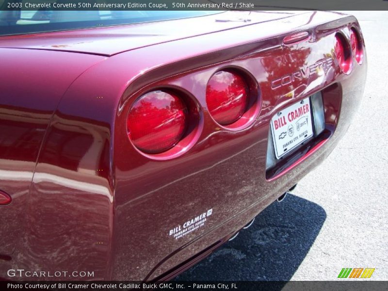 50th Anniversary Red / Shale 2003 Chevrolet Corvette 50th Anniversary Edition Coupe
