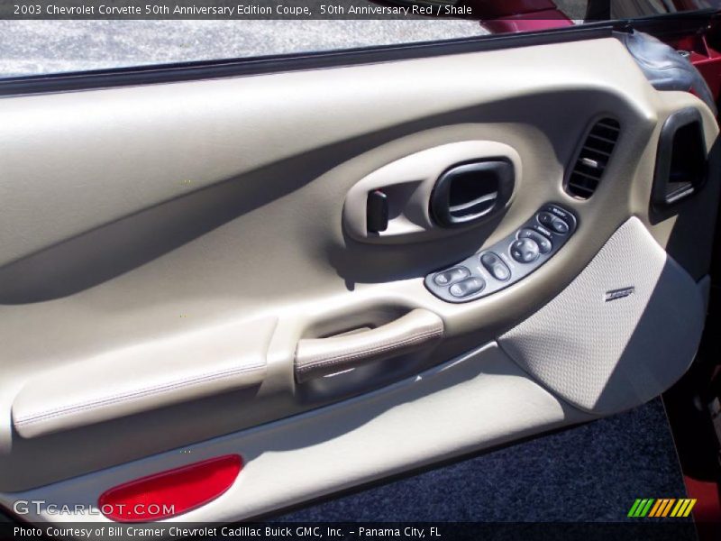 50th Anniversary Red / Shale 2003 Chevrolet Corvette 50th Anniversary Edition Coupe