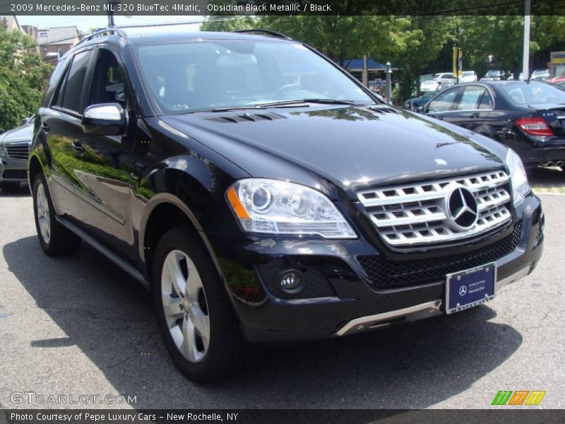 Obsidian Black Metallic / Black 2009 Mercedes-Benz ML 320 BlueTec 4Matic