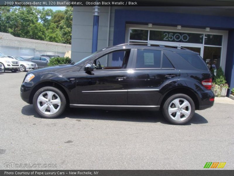 Obsidian Black Metallic / Black 2009 Mercedes-Benz ML 320 BlueTec 4Matic