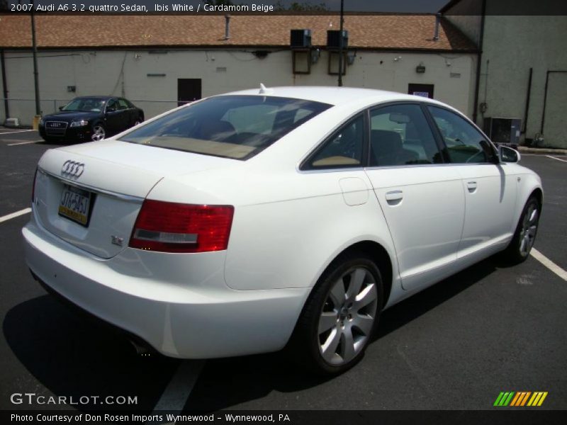 Ibis White / Cardamom Beige 2007 Audi A6 3.2 quattro Sedan