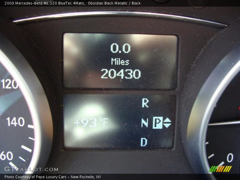 Obsidian Black Metallic / Black 2009 Mercedes-Benz ML 320 BlueTec 4Matic