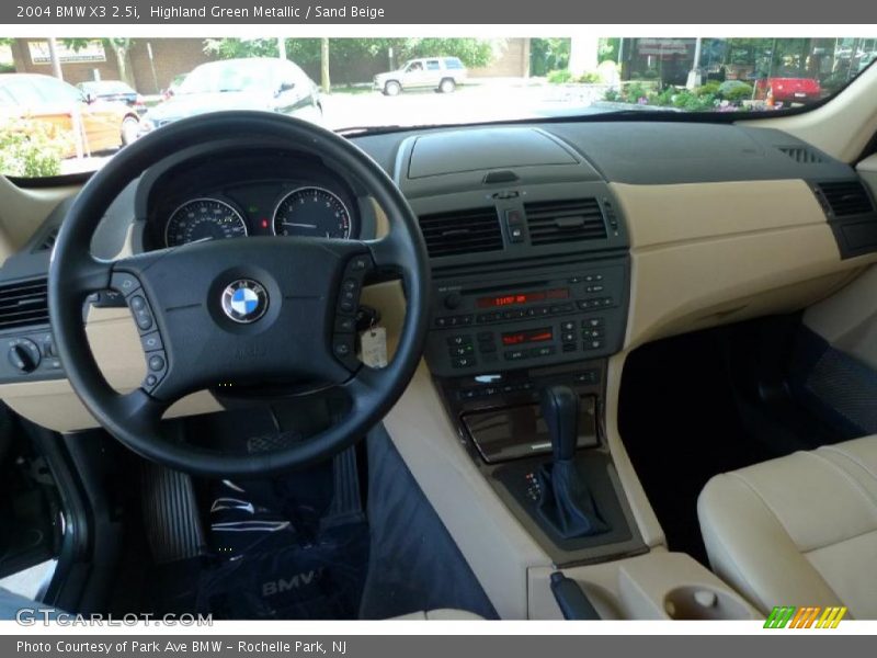 Highland Green Metallic / Sand Beige 2004 BMW X3 2.5i