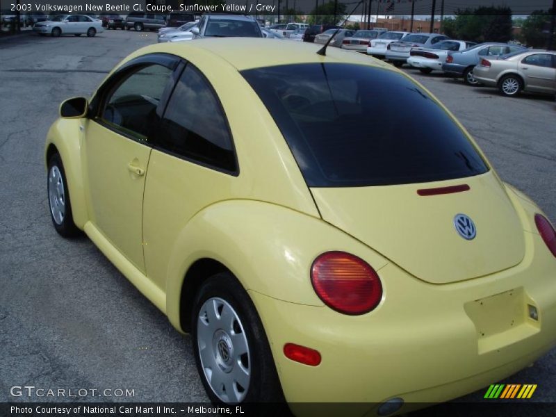 Sunflower Yellow / Grey 2003 Volkswagen New Beetle GL Coupe