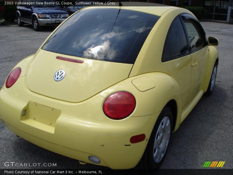 Sunflower Yellow / Grey 2003 Volkswagen New Beetle GL Coupe