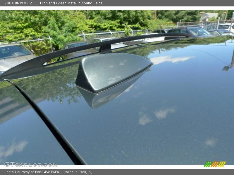 Highland Green Metallic / Sand Beige 2004 BMW X3 2.5i