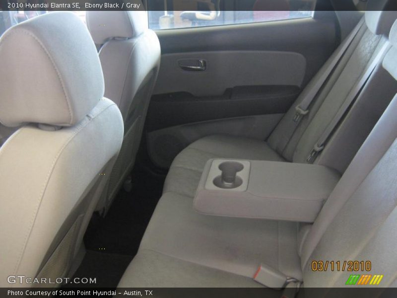 Ebony Black / Gray 2010 Hyundai Elantra SE