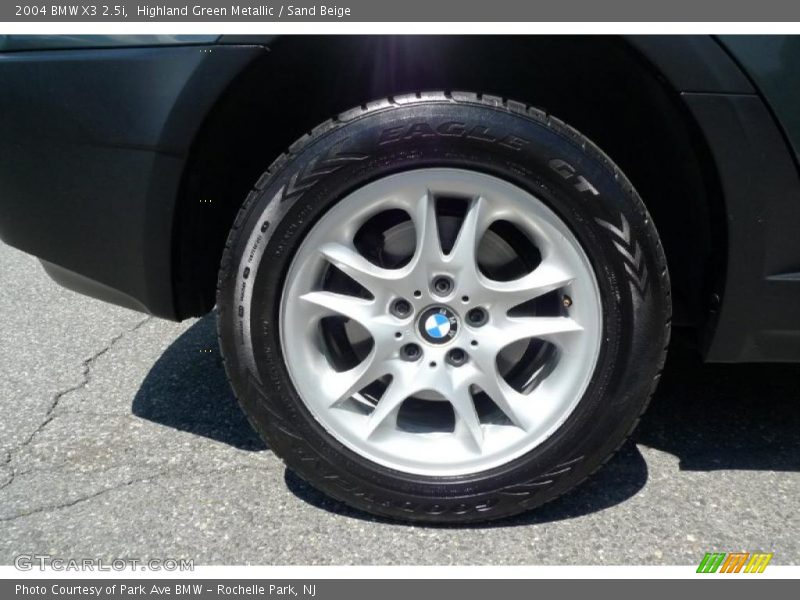 Highland Green Metallic / Sand Beige 2004 BMW X3 2.5i