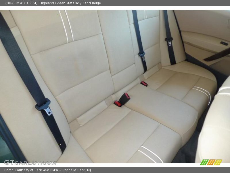 Highland Green Metallic / Sand Beige 2004 BMW X3 2.5i