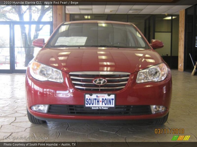 Apple Red Pearl / Beige 2010 Hyundai Elantra GLS