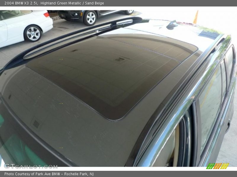 Highland Green Metallic / Sand Beige 2004 BMW X3 2.5i