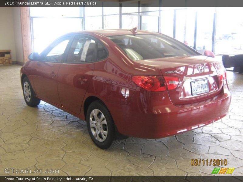 Apple Red Pearl / Beige 2010 Hyundai Elantra GLS