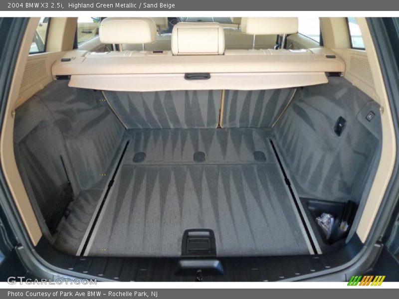 Highland Green Metallic / Sand Beige 2004 BMW X3 2.5i
