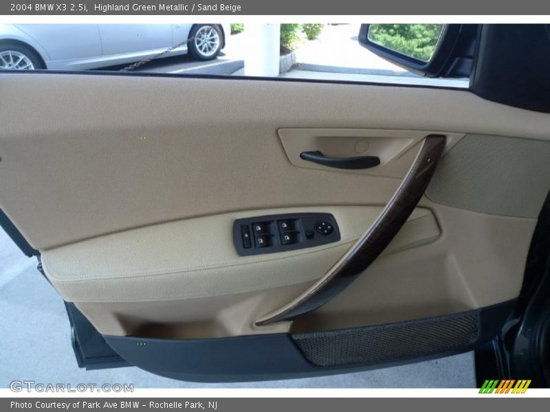 Highland Green Metallic / Sand Beige 2004 BMW X3 2.5i