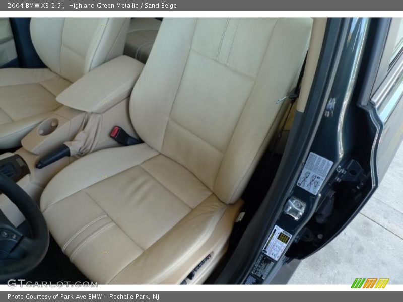 Highland Green Metallic / Sand Beige 2004 BMW X3 2.5i