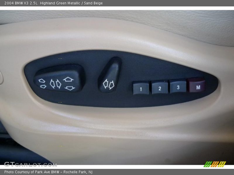 Highland Green Metallic / Sand Beige 2004 BMW X3 2.5i