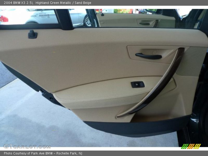 Highland Green Metallic / Sand Beige 2004 BMW X3 2.5i