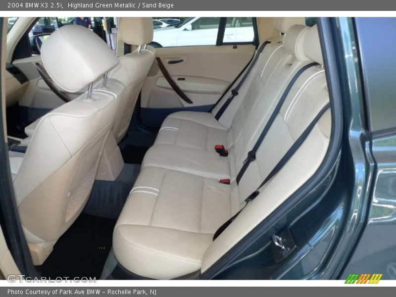 Highland Green Metallic / Sand Beige 2004 BMW X3 2.5i