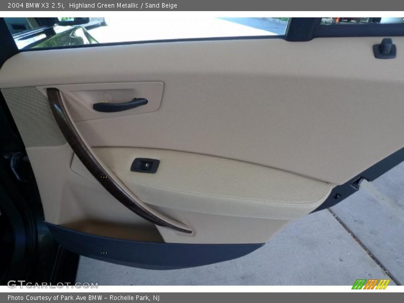 Highland Green Metallic / Sand Beige 2004 BMW X3 2.5i