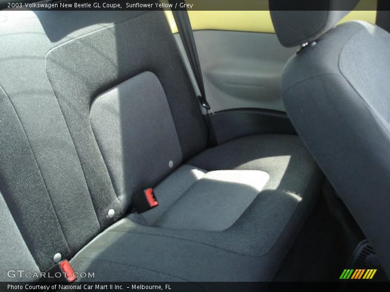 Sunflower Yellow / Grey 2003 Volkswagen New Beetle GL Coupe