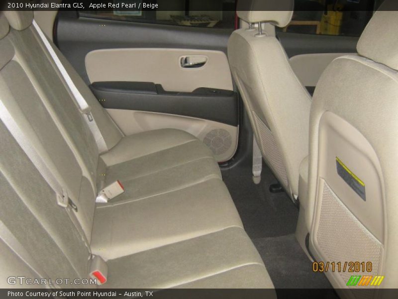 Apple Red Pearl / Beige 2010 Hyundai Elantra GLS
