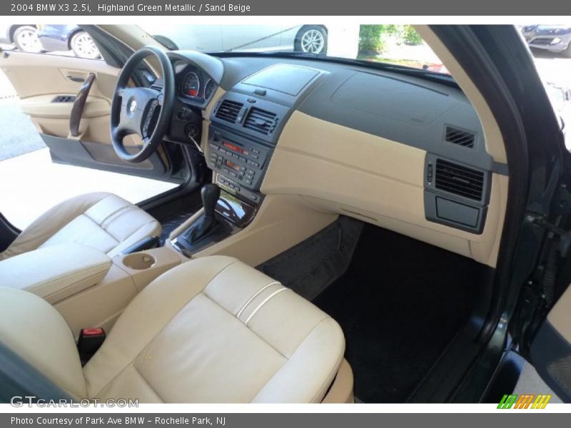 Highland Green Metallic / Sand Beige 2004 BMW X3 2.5i