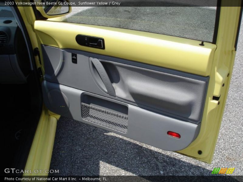 Sunflower Yellow / Grey 2003 Volkswagen New Beetle GL Coupe