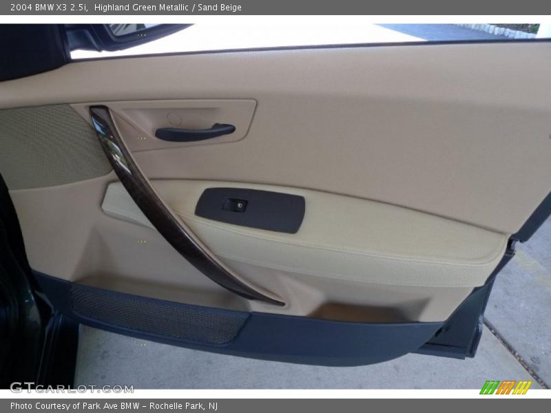 Highland Green Metallic / Sand Beige 2004 BMW X3 2.5i