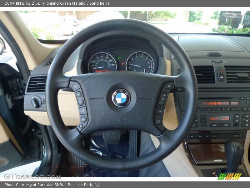 Highland Green Metallic / Sand Beige 2004 BMW X3 2.5i