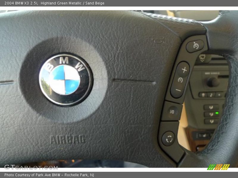 Highland Green Metallic / Sand Beige 2004 BMW X3 2.5i