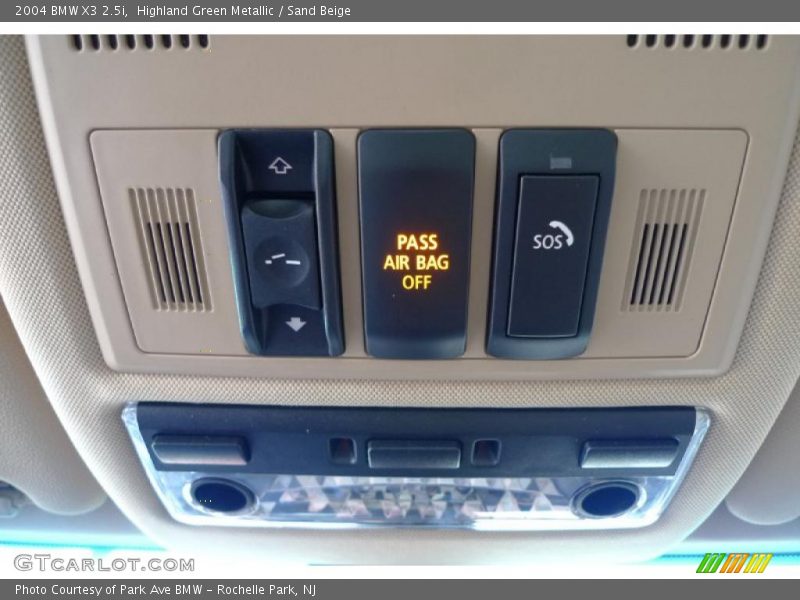 Highland Green Metallic / Sand Beige 2004 BMW X3 2.5i