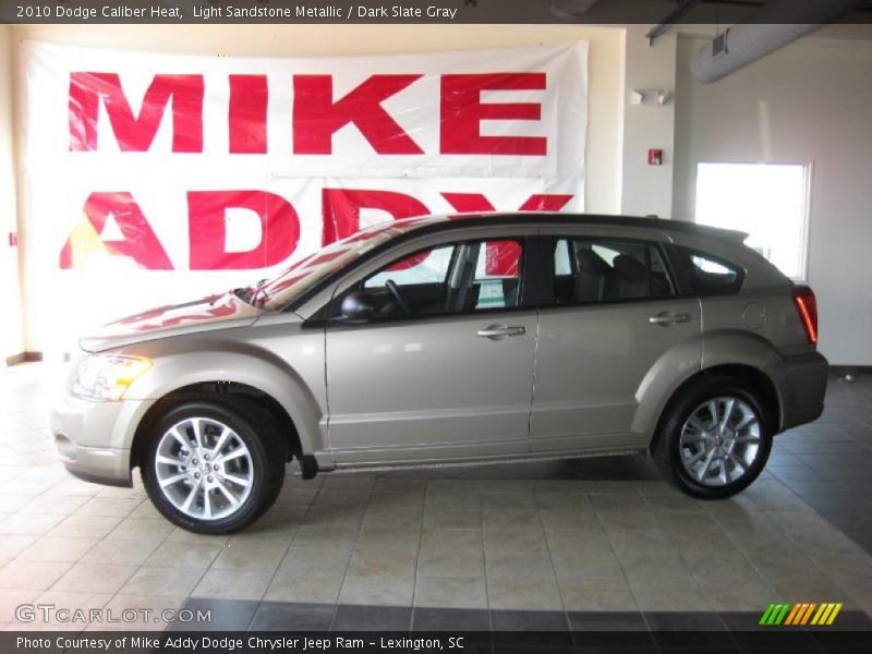 Light Sandstone Metallic / Dark Slate Gray 2010 Dodge Caliber Heat