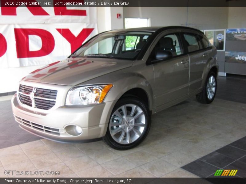 Light Sandstone Metallic / Dark Slate Gray 2010 Dodge Caliber Heat