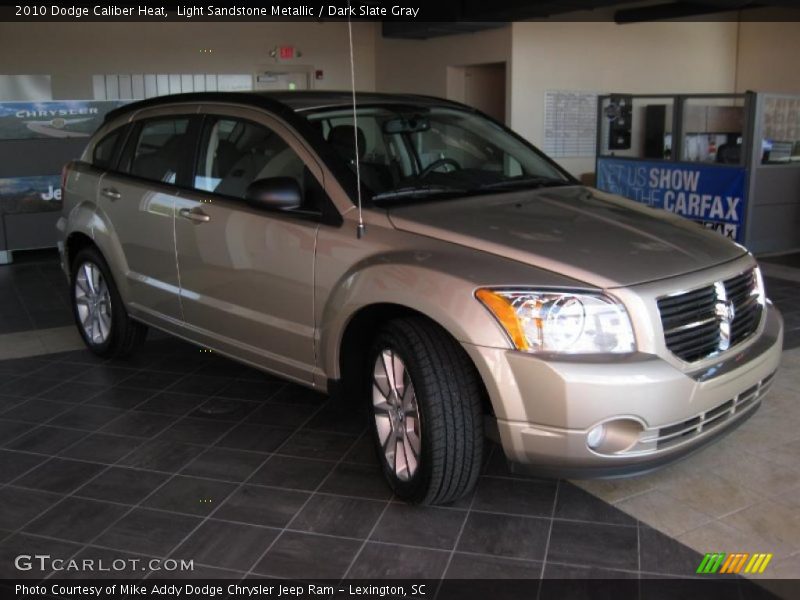Light Sandstone Metallic / Dark Slate Gray 2010 Dodge Caliber Heat