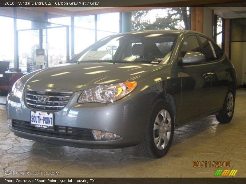 Carbon Gray Mist / Gray 2010 Hyundai Elantra GLS