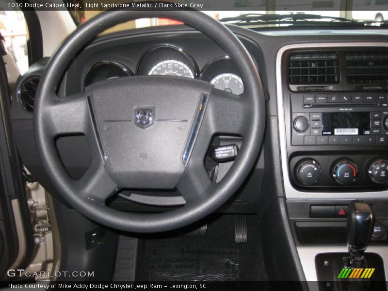 Light Sandstone Metallic / Dark Slate Gray 2010 Dodge Caliber Heat