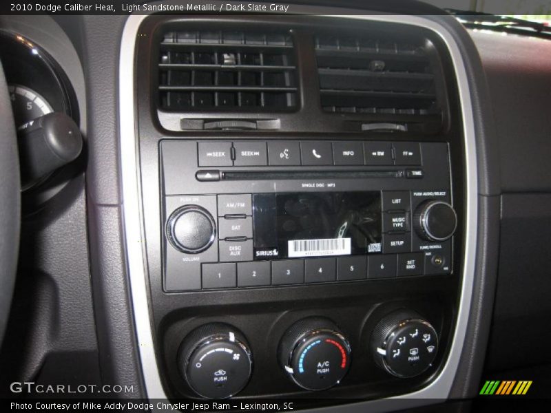 Light Sandstone Metallic / Dark Slate Gray 2010 Dodge Caliber Heat