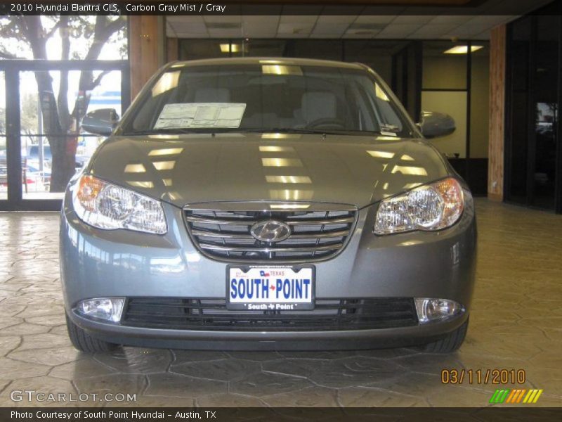 Carbon Gray Mist / Gray 2010 Hyundai Elantra GLS