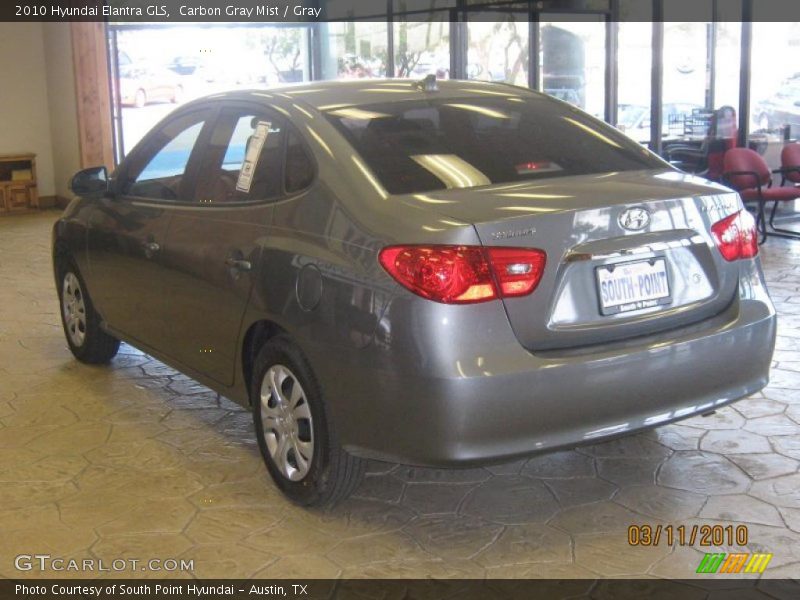 Carbon Gray Mist / Gray 2010 Hyundai Elantra GLS