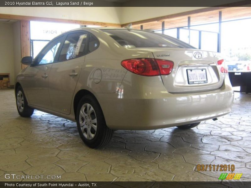 Laguna Sand / Beige 2010 Hyundai Elantra GLS