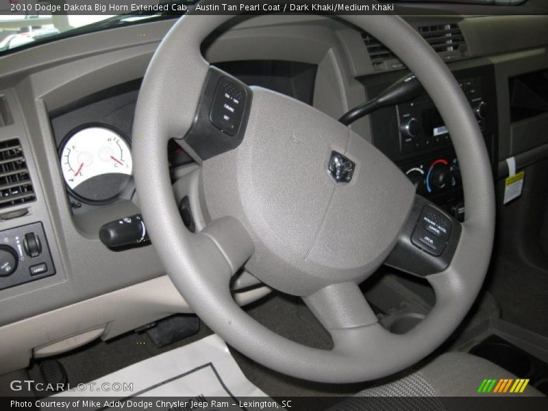 Austin Tan Pearl Coat / Dark Khaki/Medium Khaki 2010 Dodge Dakota Big Horn Extended Cab