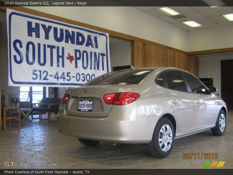 Laguna Sand / Beige 2010 Hyundai Elantra GLS