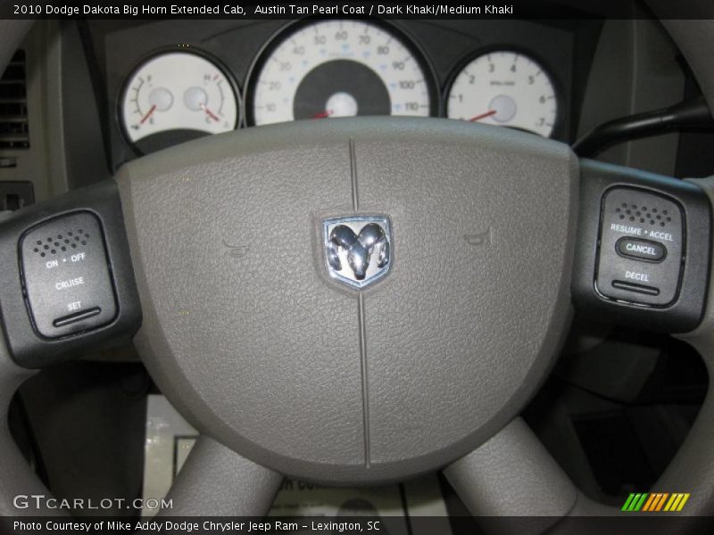 Austin Tan Pearl Coat / Dark Khaki/Medium Khaki 2010 Dodge Dakota Big Horn Extended Cab