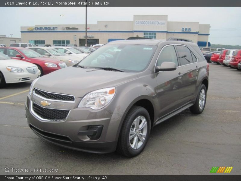 Mocha Steel Metallic / Jet Black 2010 Chevrolet Equinox LT