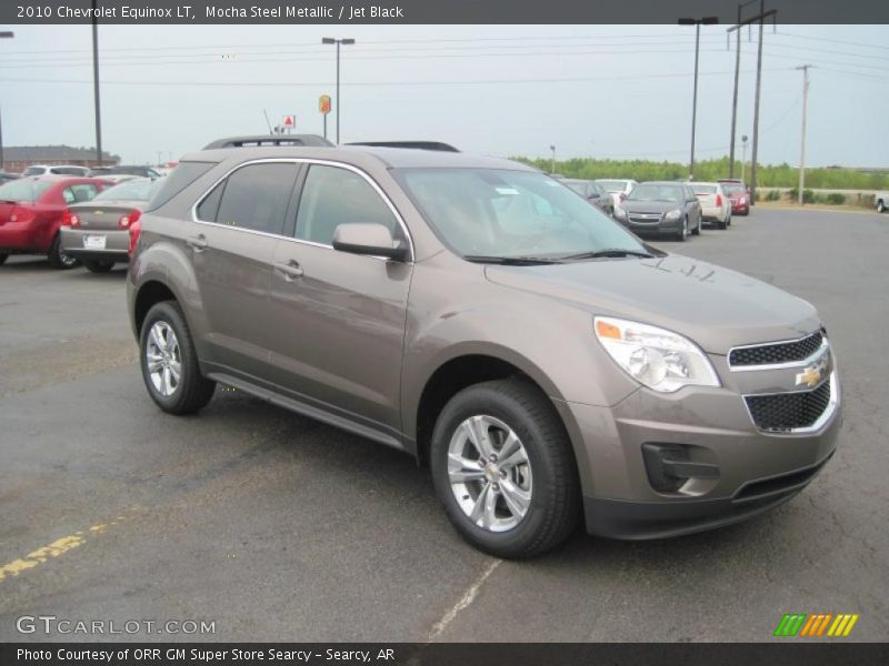 Mocha Steel Metallic / Jet Black 2010 Chevrolet Equinox LT