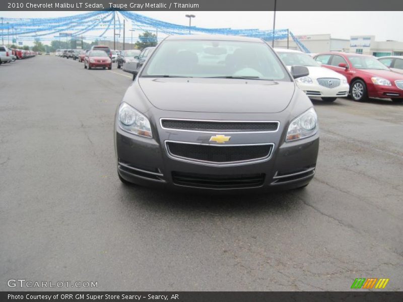 Taupe Gray Metallic / Titanium 2010 Chevrolet Malibu LT Sedan